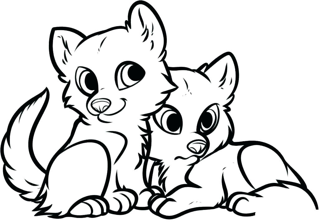 1024x717 Coloring Pages Baby Animals Cute B Vintage Cute Baby Animal