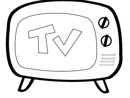 440x330 Tv Coloring Page Coloring Page Watch Coloring Pages Coloring Page