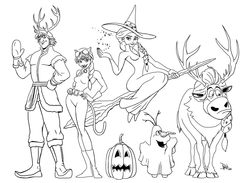 1024x768 Frozen Coloring Pages 24 Colouring Frozen