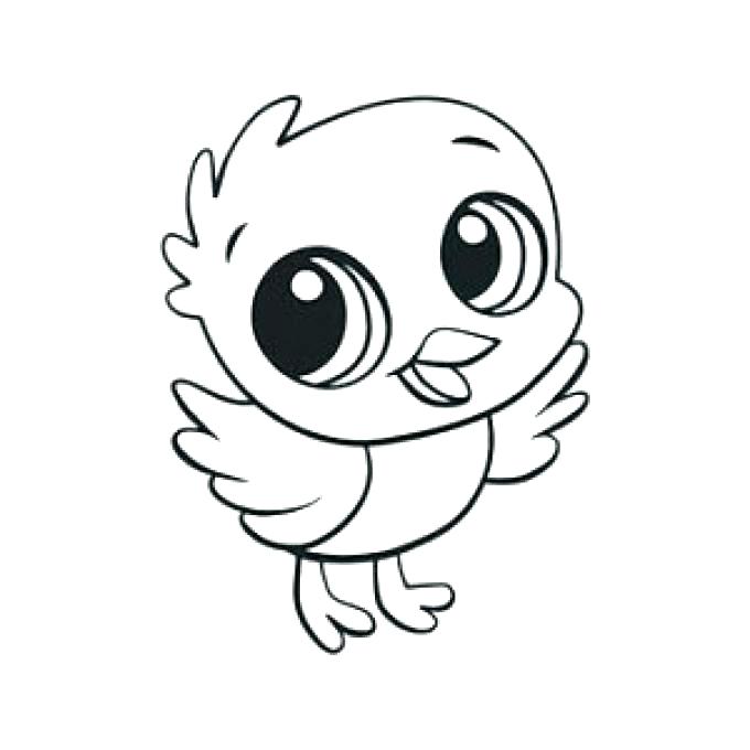 680x680 Baby Chicks Coloring Pages Happy From Rabbit And Baby Chick