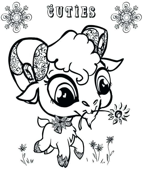 600x776 Coloring Pages Of Goats S Coloring Pages Of Baby Goats