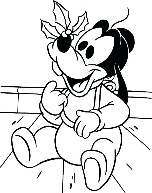 600x758 Best Images On Free Coloring Goofy Birthday Coloring Pages