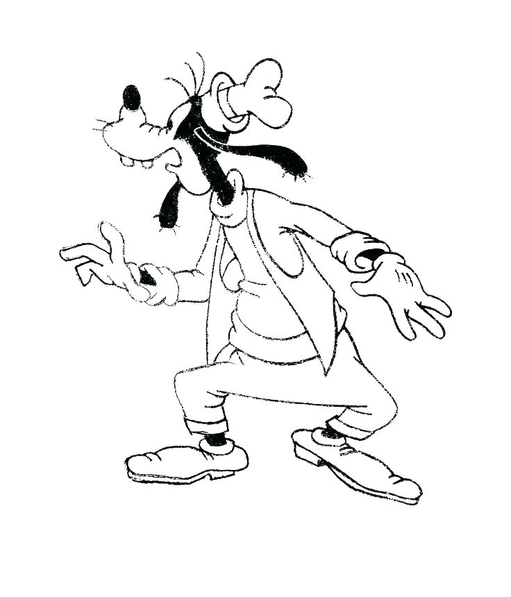 736x860 Goofy Coloring Page Goofy Coloring Page Goofy Coloring Goofy