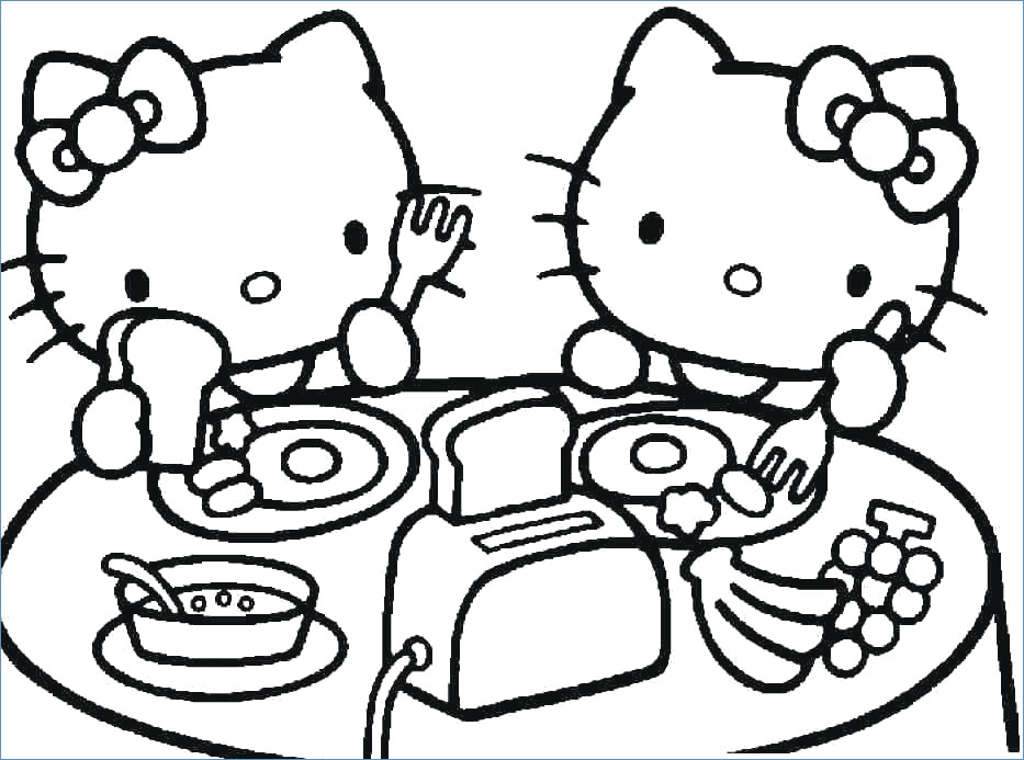 933x693 Hello Kitty Coloring Pages Juegos Ideas