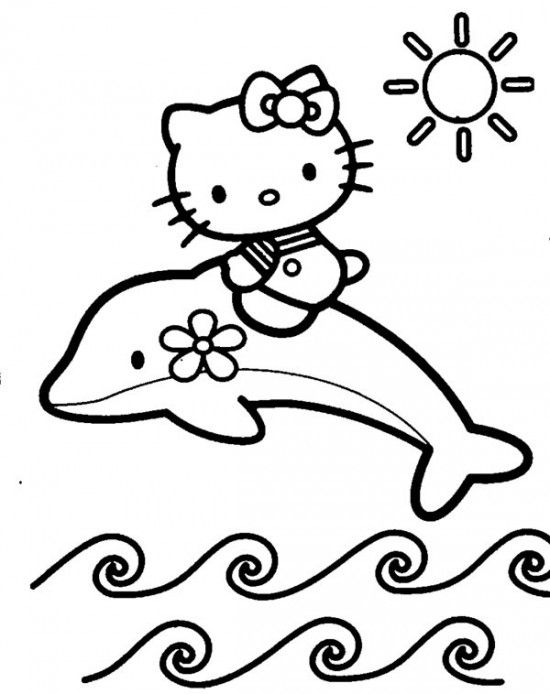 550x694 Mejores 133 De Hello Kitty Coloring Pages En
