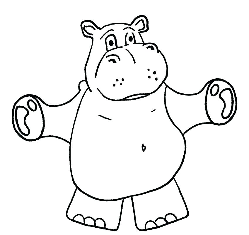 850x802 Baby Hippo Coloring Pages Cartoon Hippo Coloring Pages Cute Baby