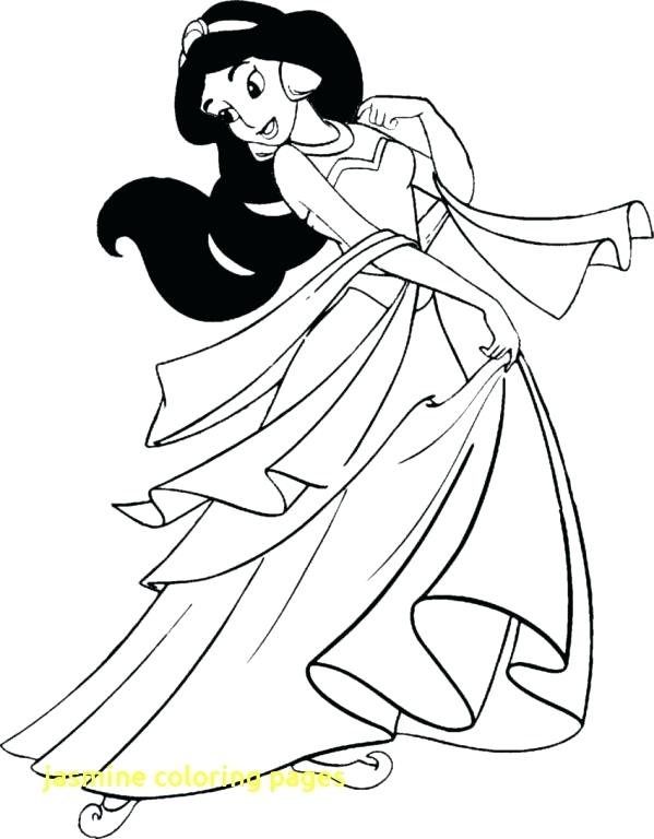 599x768 Jasmine Coloring Pages Jasmine Coloring Pages With Jasmine