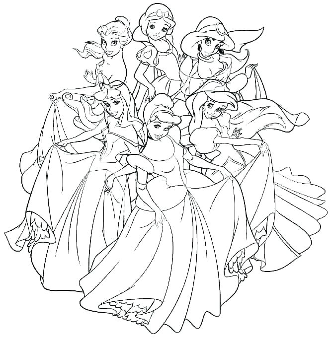 666x681 Princess Jasmine Coloring Pages Icontent