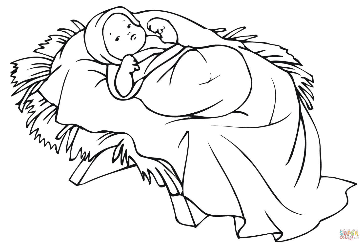 1474x992 Coloring Pages Baby Jesus