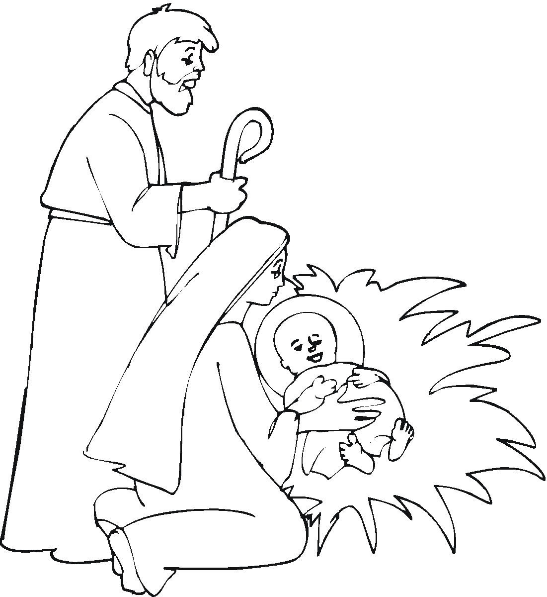 1101x1200 Astonishing Printable Christmas Baby Jesus Coloring Pages