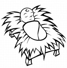 236x240 Free Printable Baby Jesus Coloring Pages Baby Jesus Coloring
