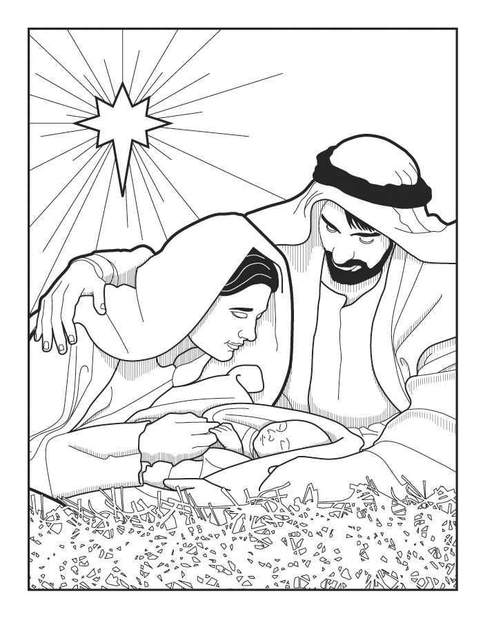 700x909 Best Photos Of Coloring Nativity Scene Patterns