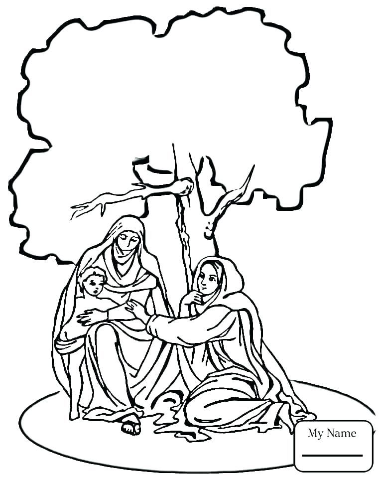 765x965 Baby Jesus Coloring Pages