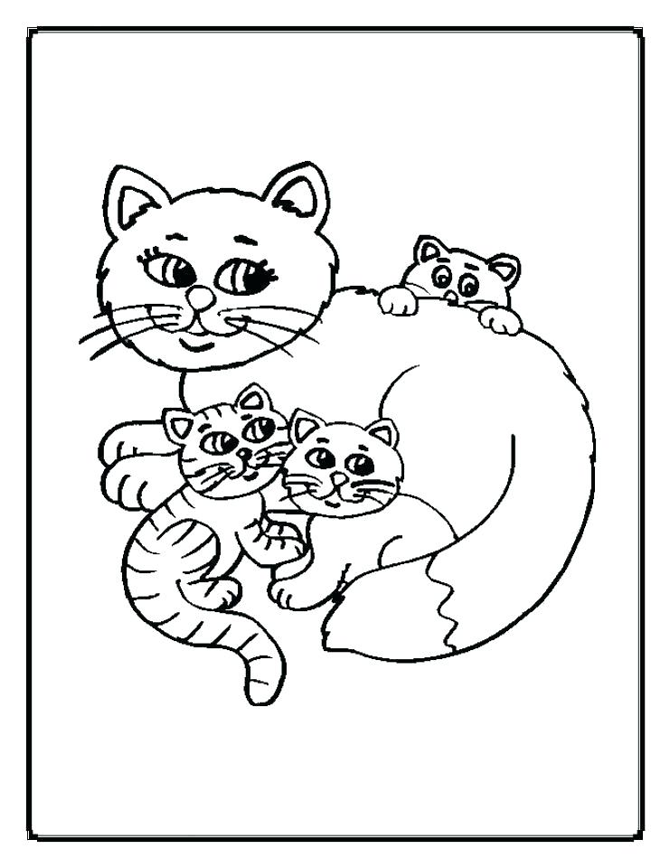 741x960 Cute Kitten Coloring Pages Kitten Color Pages Kitten Color Pages