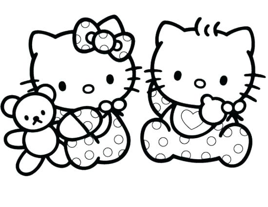 550x424 Baby Kitten Coloring Pages Baby Hello Kitty Coloring Pages Free