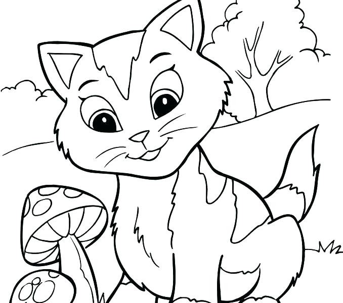 678x600 Kitten Coloring Sheets S S S Baby Kitten Coloring Sheets