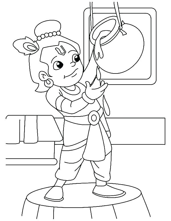 600x776 Little Krishna Coloring Pages Coloring Page 6 Iskcon Krishna