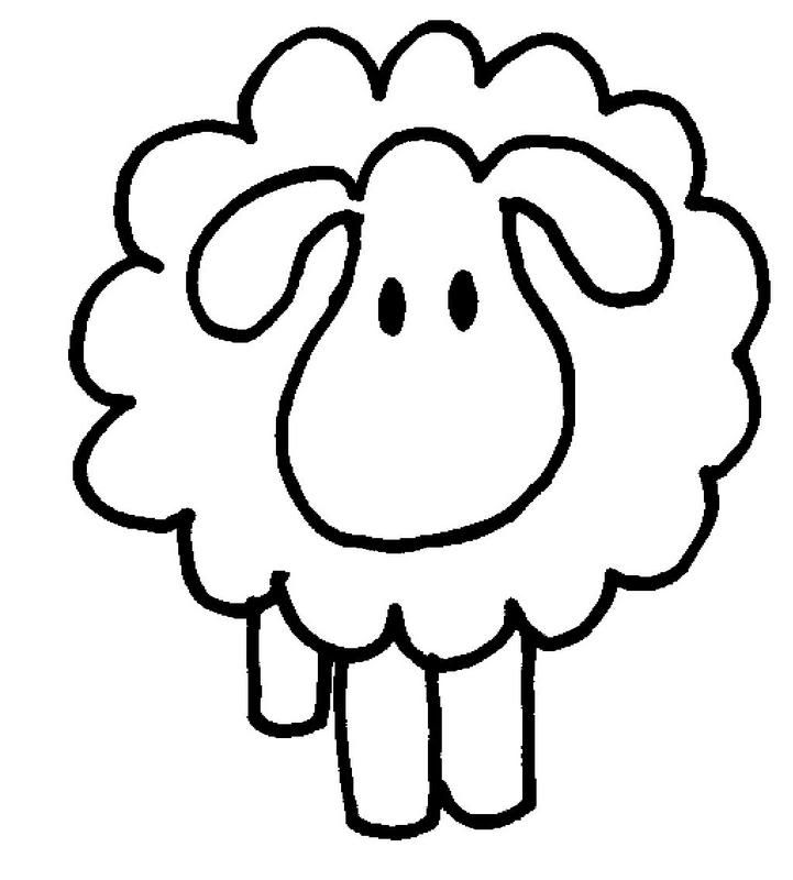 721x800 Sheep And Lamb Coloring Pages