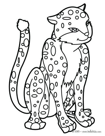 364x470 Jungle Animal Coloring Pages