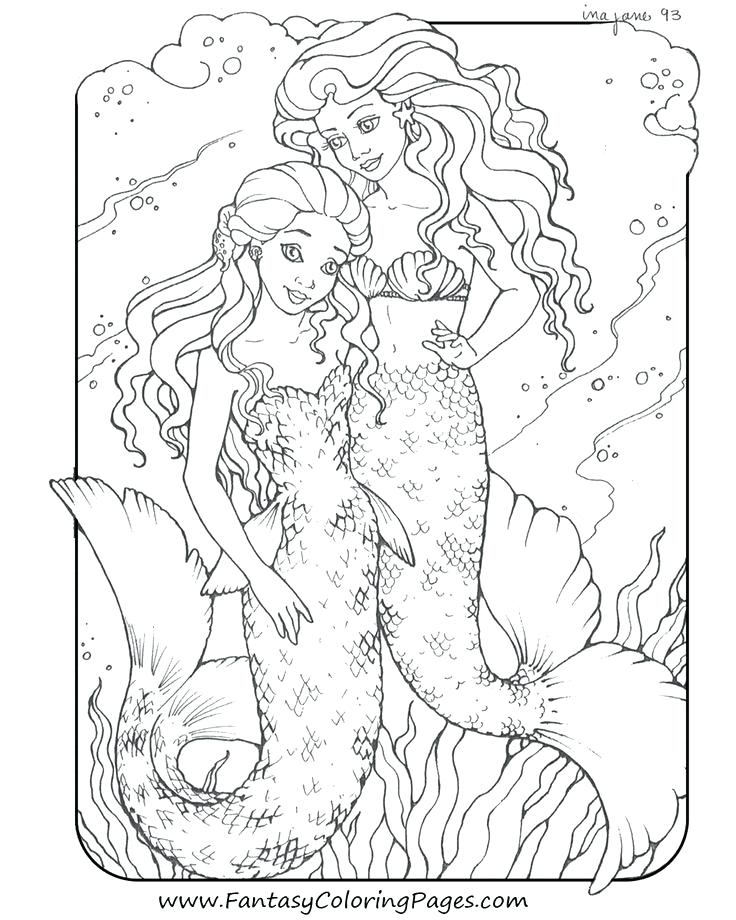 736x920 Coloring Pages Mermaids Little Mermaid Coloring Pages Little