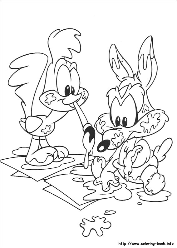 567x794 Baby Looney Tunes Coloring Picture In Toons Pages Plan
