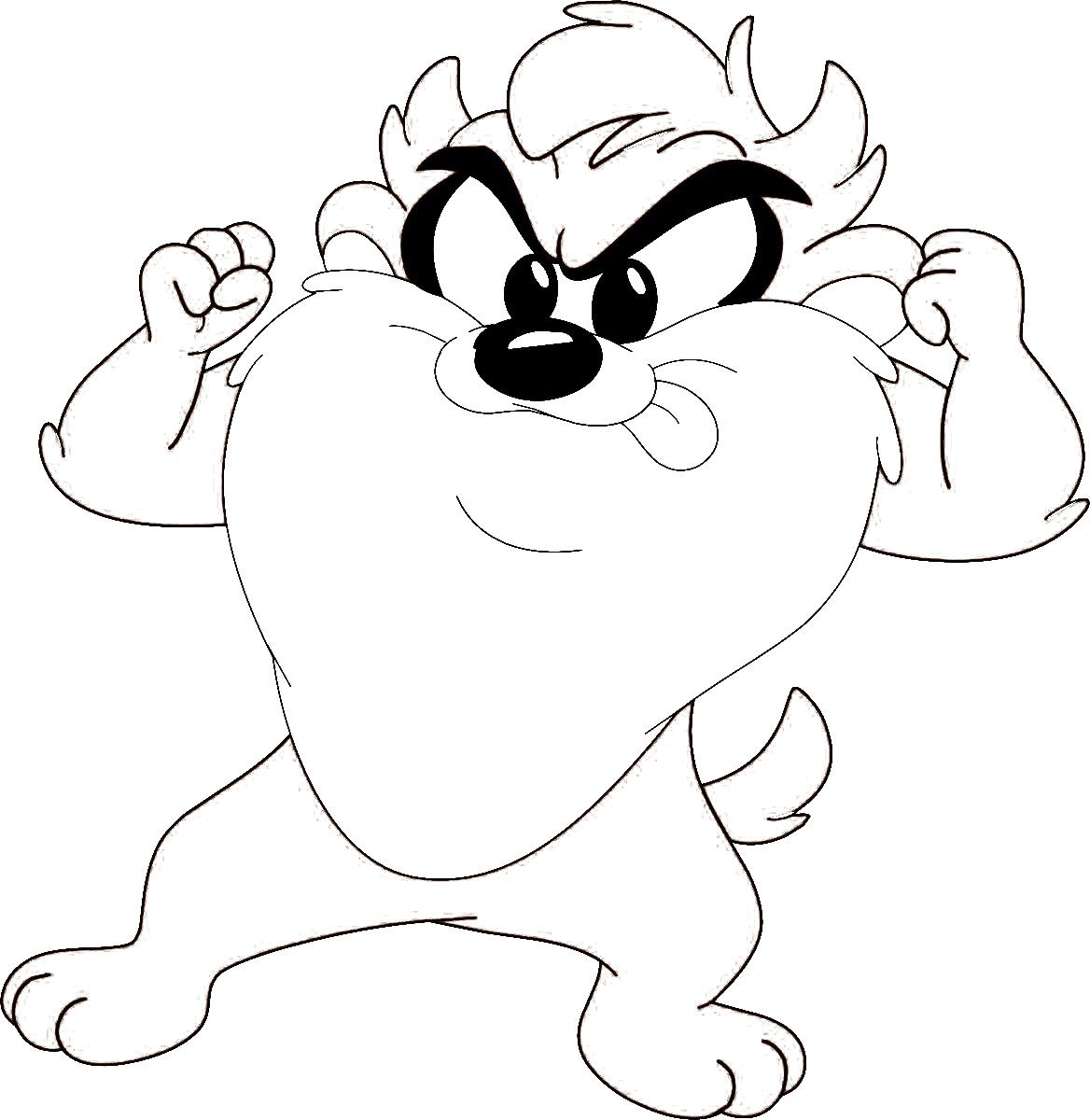 1168x1200 Scarce Baby Looney Tunes Taz Coloring Pages Now Lola 10071 Unknown