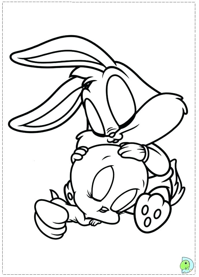 691x960 Baby Looney Tunes Coloring Pages Online Printable Coloring Baby