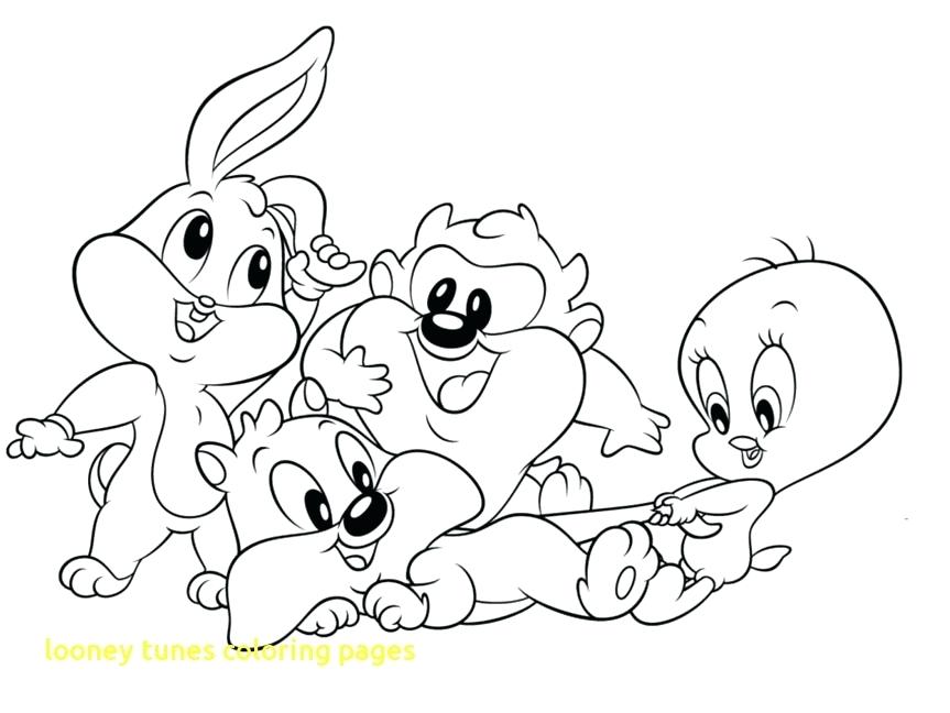 863x648 Baby Looney Tunes Coloring Pages Tunes Coloring Pages With Tunes