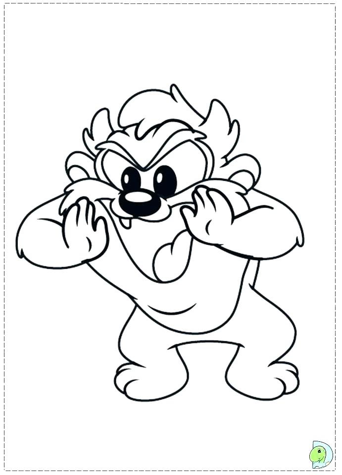 691x960 Baby Looney Toons Coloring Pages Tunes Coloring Pages Tunes