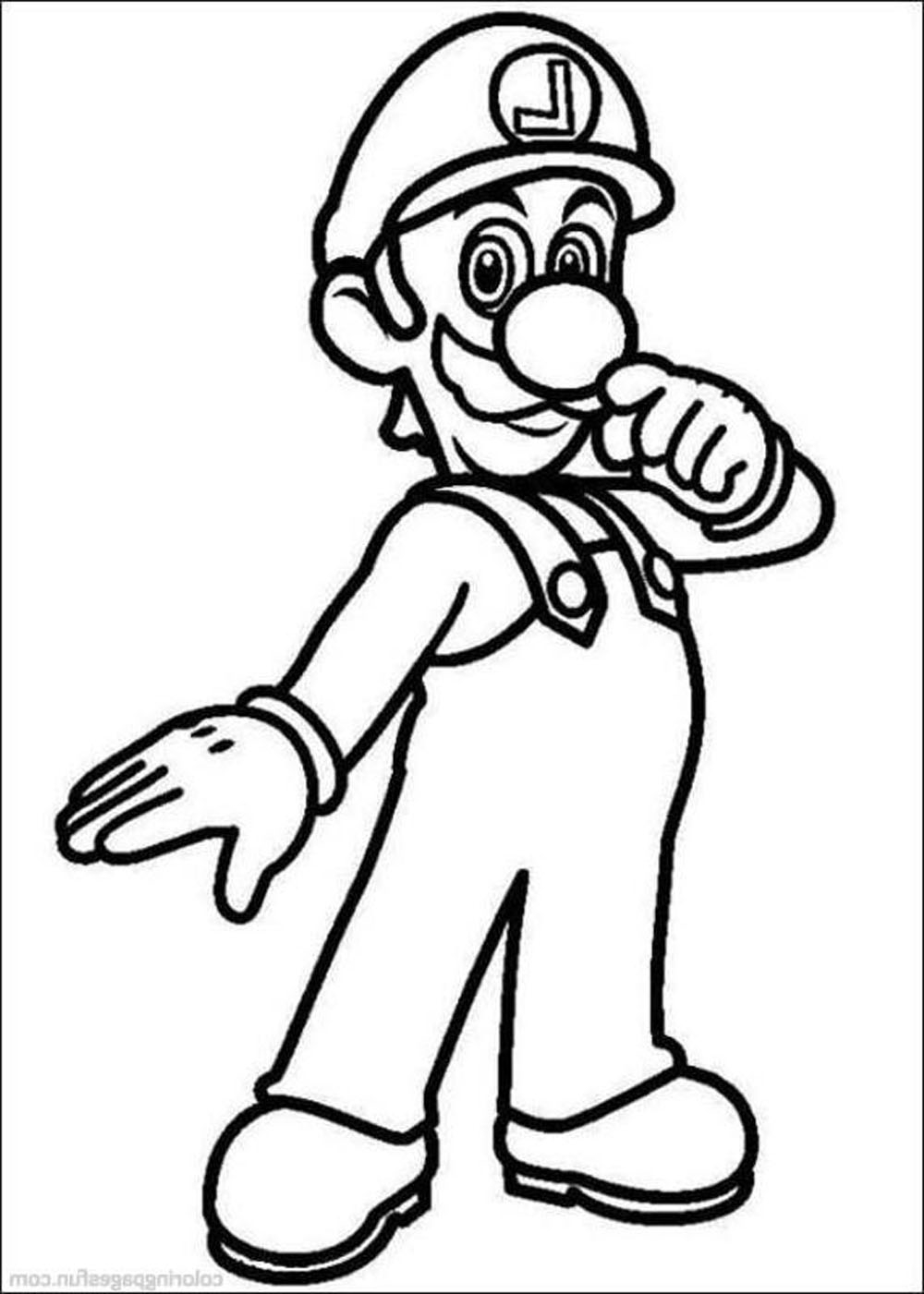 1000x1401 Cool Www Lugi Coloring Baby Luigi Free Printable Coloring Pages