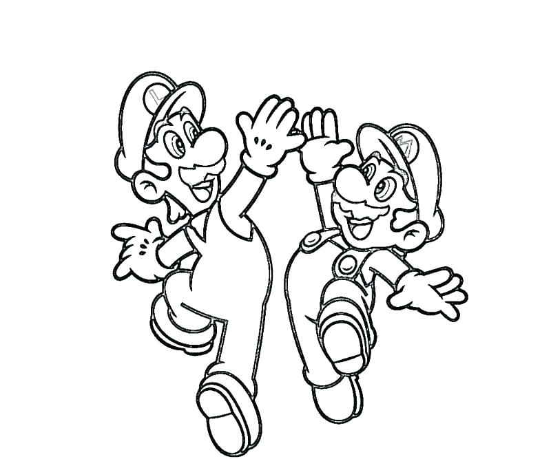 800x667 Luigi Coloring Pages And Coloring Pages Online Download Download