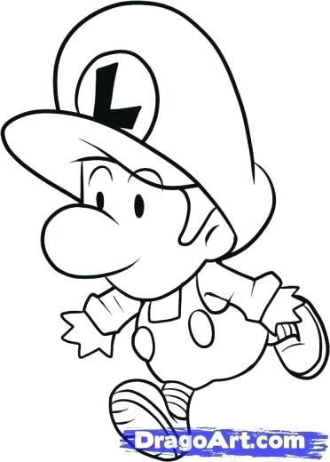 372x520 Baby Luigi Coloring Pages Baby Coloring Pages By Baby Luigi