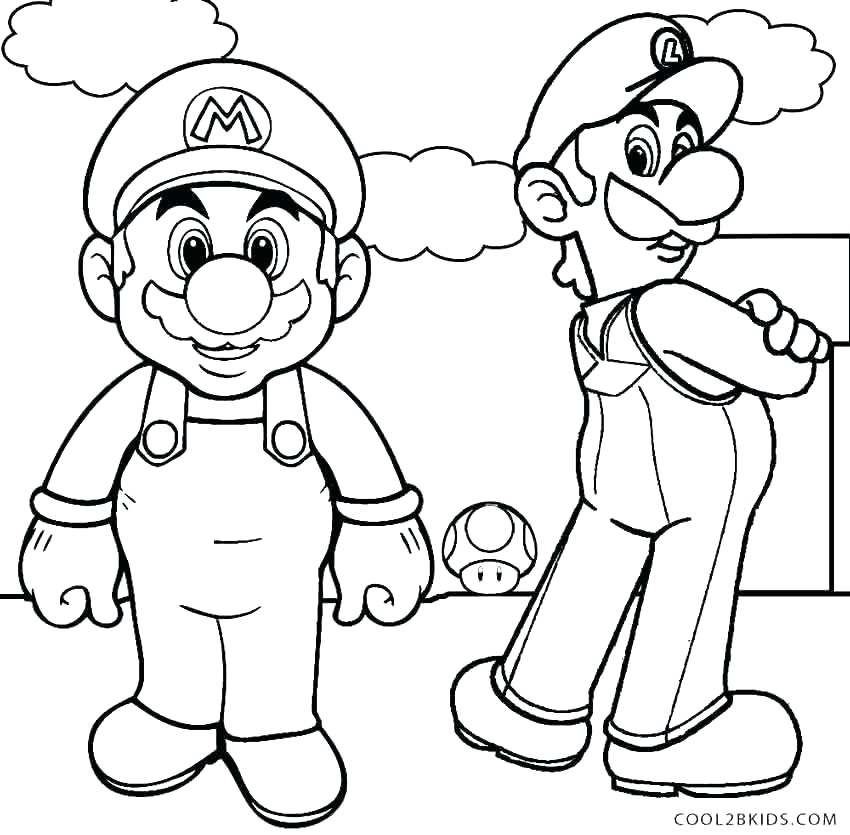 850x835 Baby Luigi Para Colorear Baby Kart 8 Coloring Pages Imagenes De