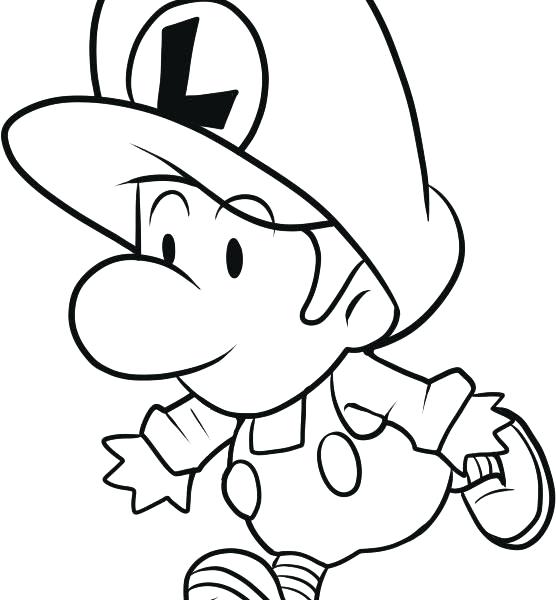 556x600 Baby Mario Coloring Pages Download Baby Coloring Pages To Print
