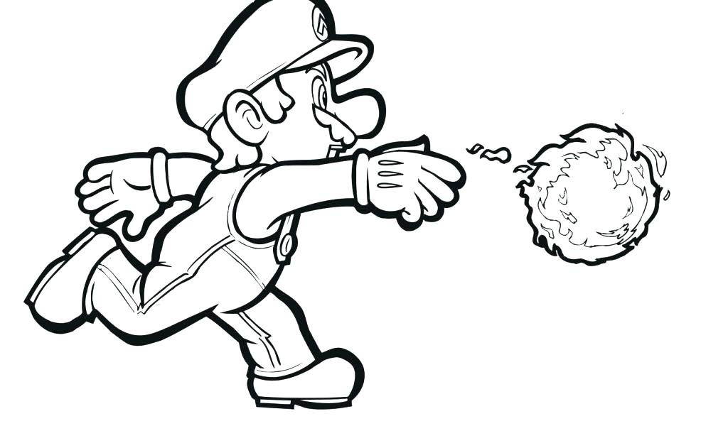 1024x600 Coloring Pages Wearing Workshop Clothes Coloring Pages Baby Mario