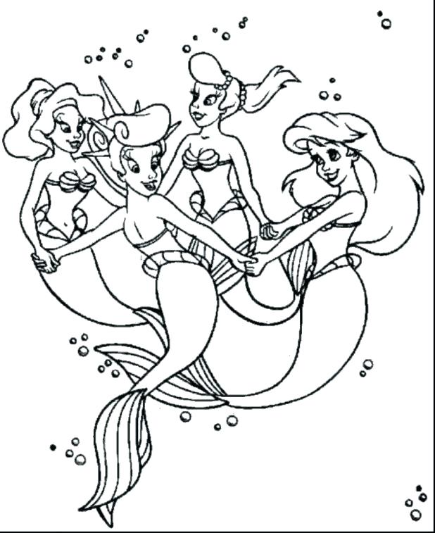 618x757 Baby Mermaid Coloring Pages Anime Mermaid Coloring Page Baby