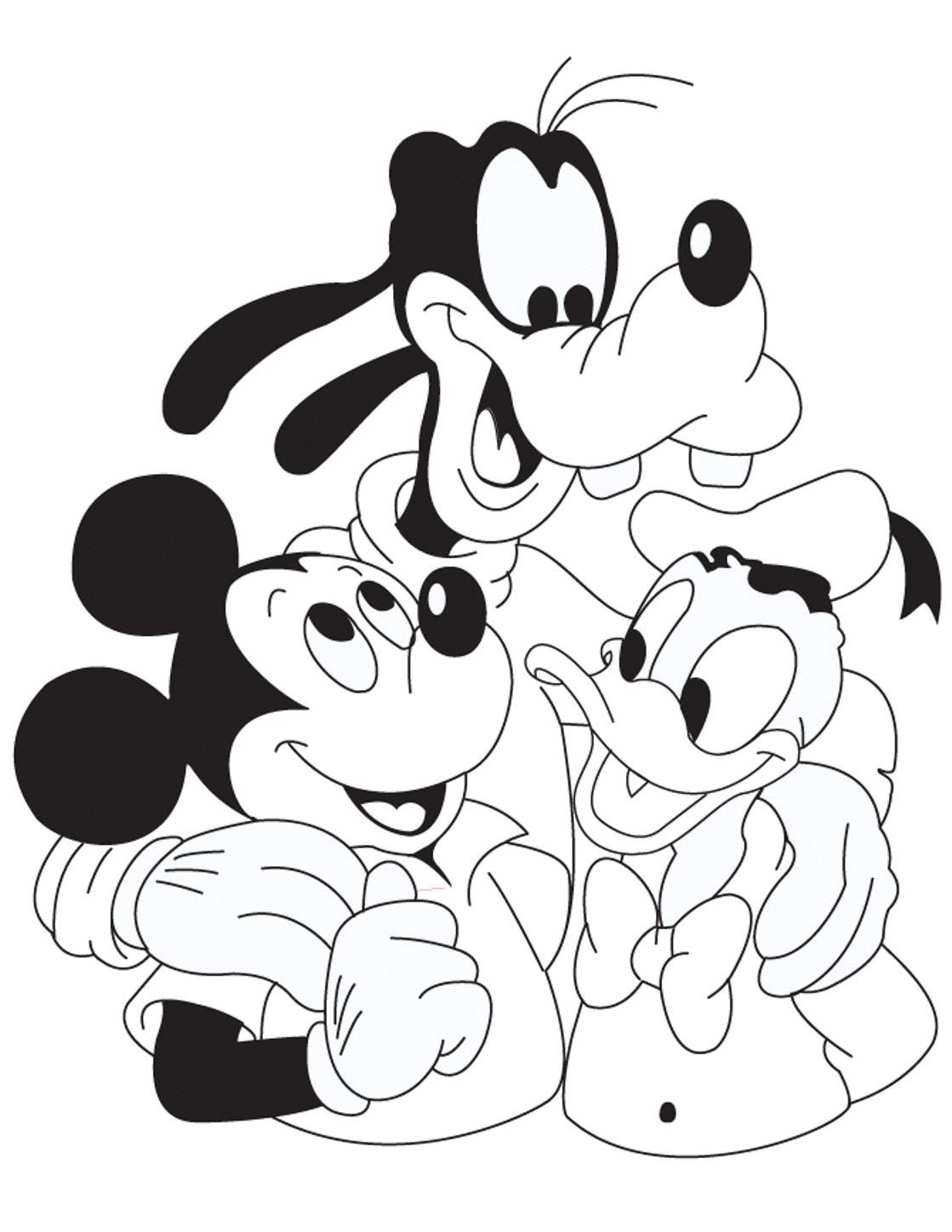 1119x1448 Instructive Baby Mickey Mouse And Friends Coloring Pages