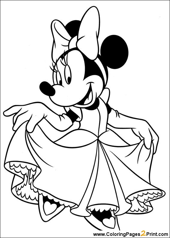 567x794 Lovely Mickey And Friends Coloring Pages On On Coloring Pages
