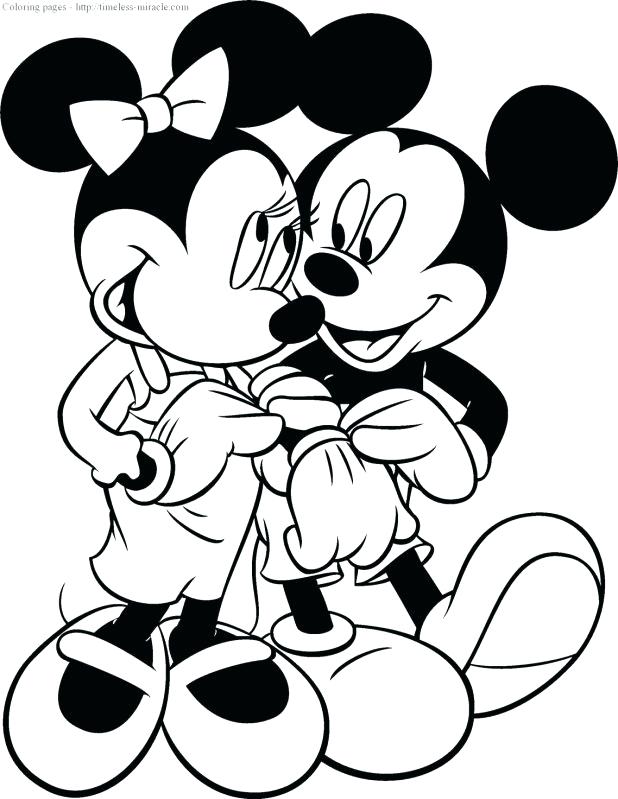 618x799 Baby Mickey Coloring Pages Baby Mickey Coloring Pages Appealing