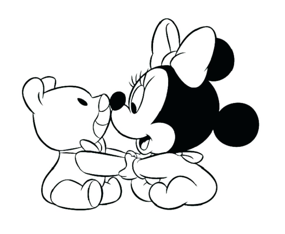 970x797 Baby Mickey Coloring Pages Prints Baby Mickey Mouse Christmas