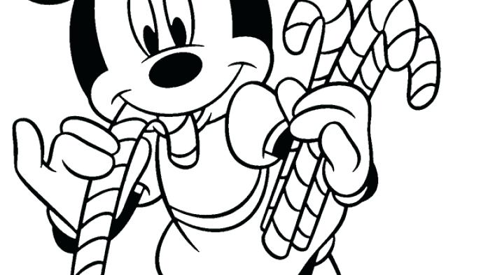 697x393 Mickey Mouse Christmas Coloring Baby Mickey And Coloring Page