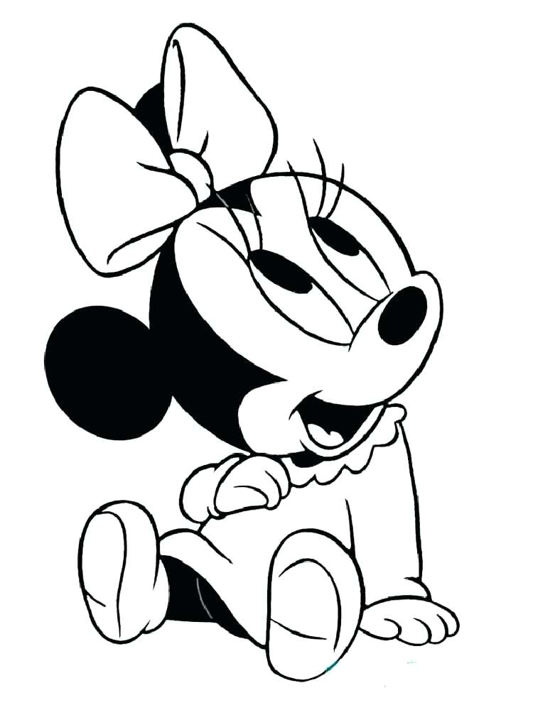 750x1000 Baby Mickey Mouse Coloring Pages Mickey Mouse Baby Coloring Pages