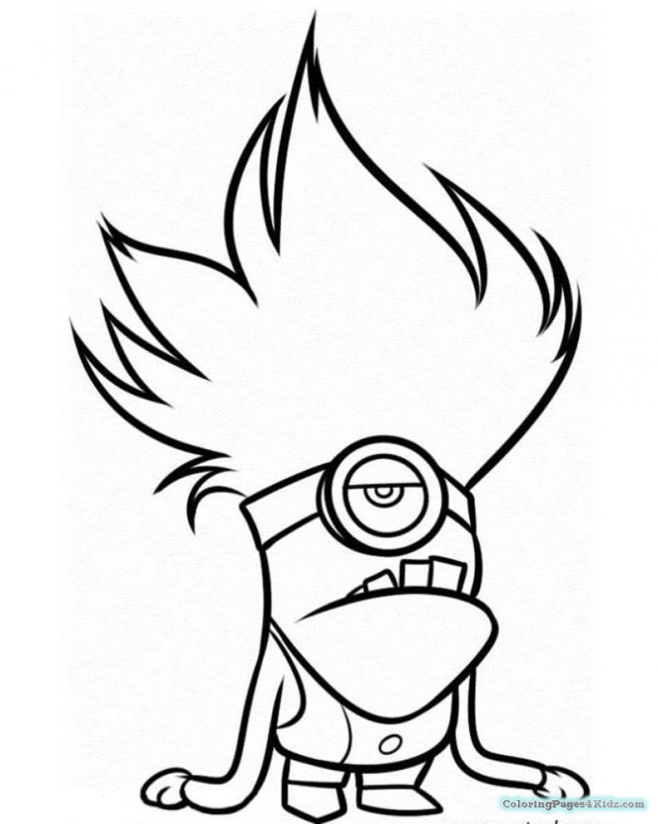 958x1200 Coloring Pages Of Minions Baby Kevin Coloring Pages For Kids