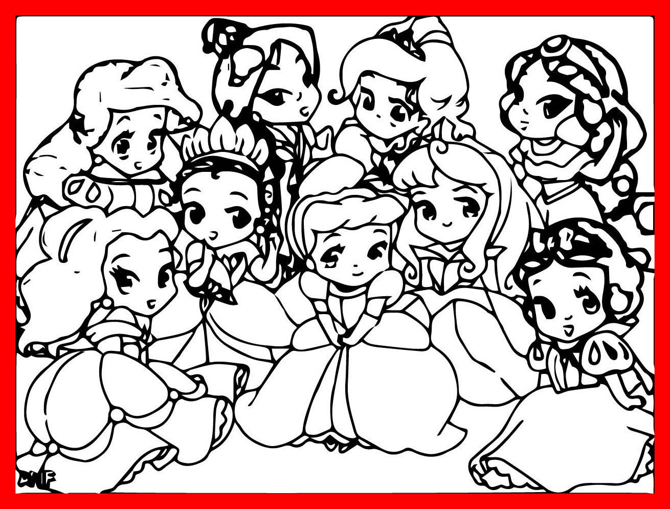 1310x995 Incredible Disney Baby Princess Coloring Pages Printable