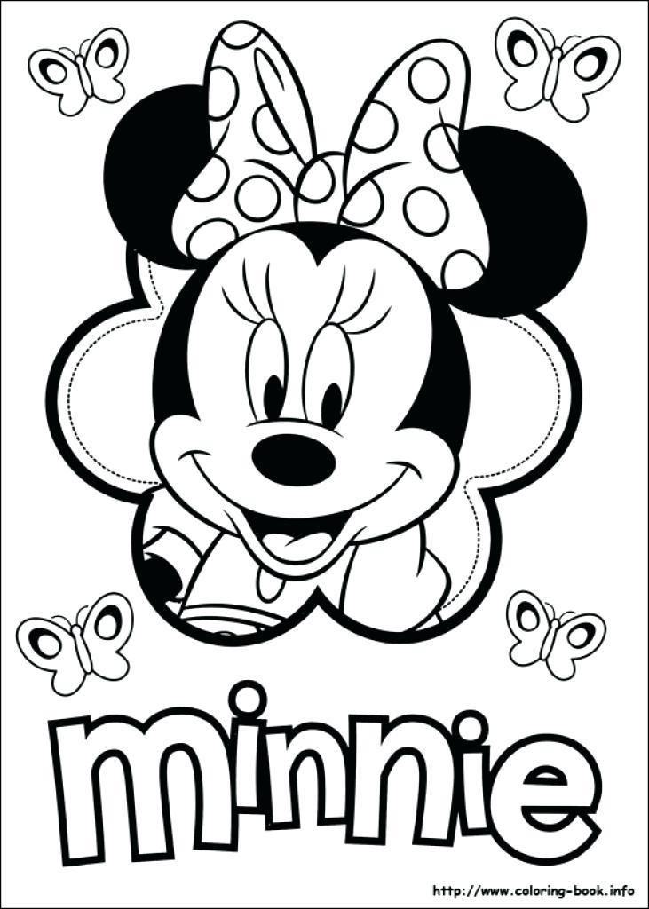 731x1024 Baby Minnie Mouse Coloring Book