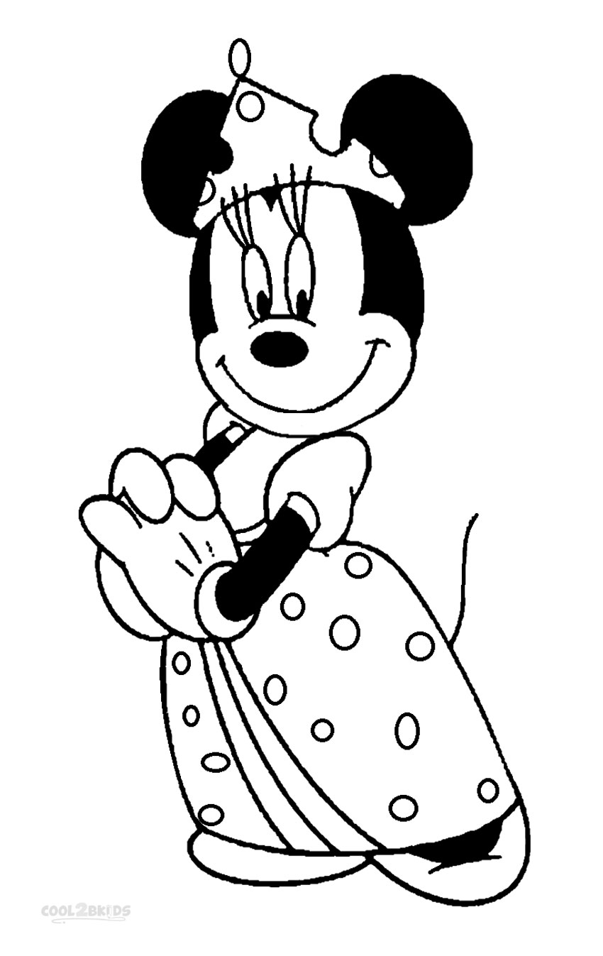 850x1347 Best Of Disney Coloring Pages Minnie Mouse Coloring Page