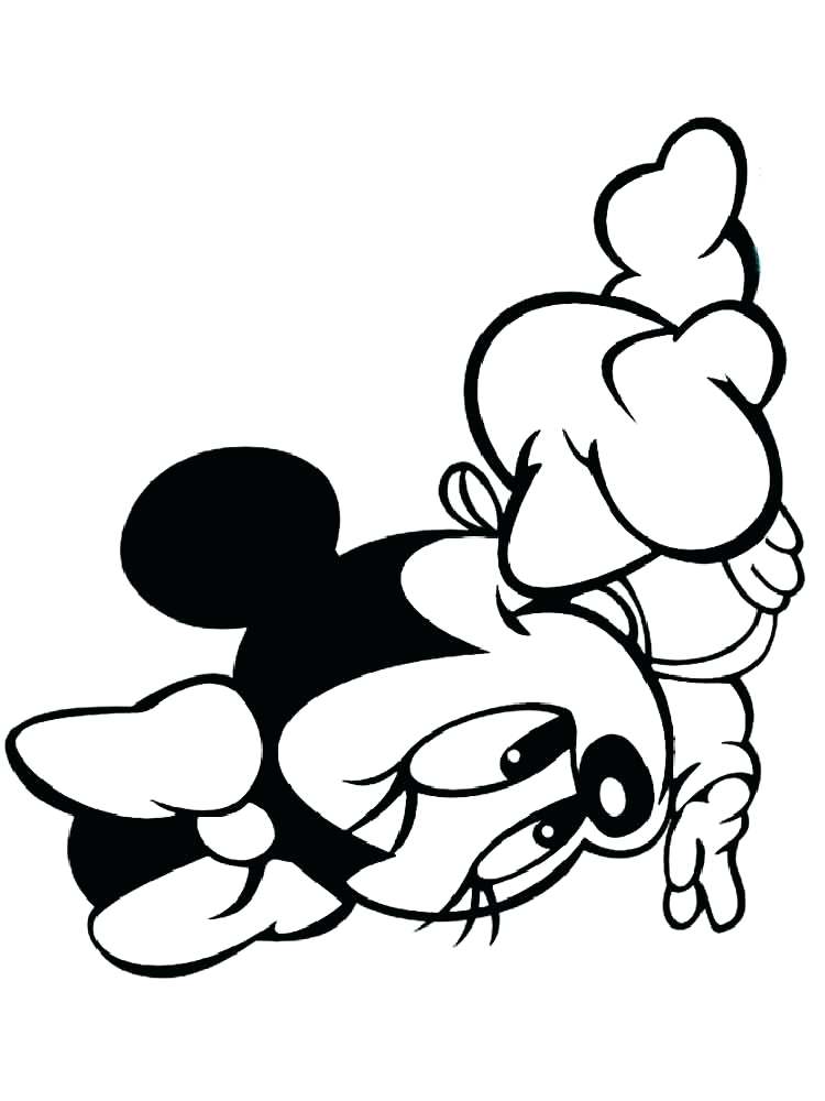 750x1000 Inspirational Baby Minnie Mouse Coloring Pages Pri On Mouse Witch