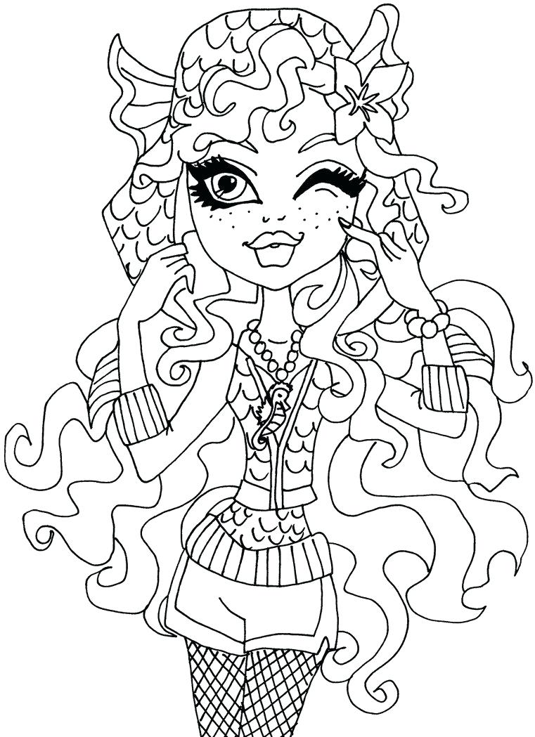 761x1049 Coloring Pages ~ Monster High Coloring Page Colouring Pages