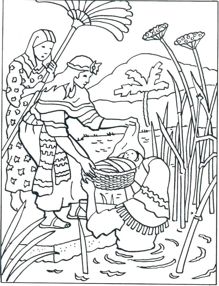 736x962 Baby Moses Coloring Pages Baby Coloring Page Baby Coloring Pages