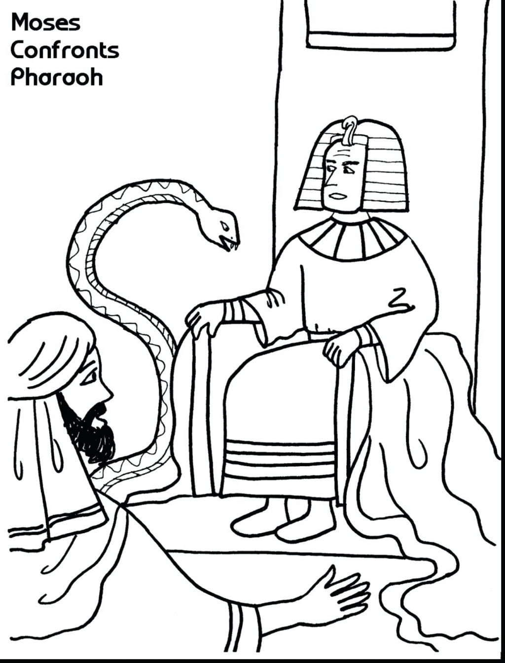 1024x1344 Coloring Pages ~ Baby Moses Coloring Page Outstanding And Pharaoh